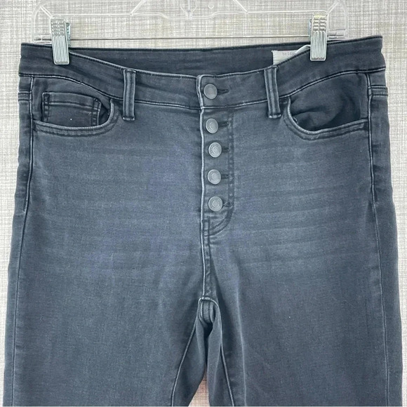Bridge by Gly Mid Rise Skinny Jeans Button Fly stretchy Women's 30 Waist. 2535 - Picture 3 of 8